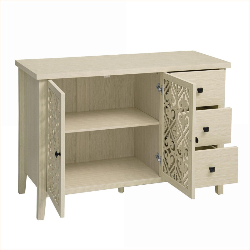 Armoires | Armoire de rangement à 2 tiroirs et 3 tiroirs, conception stable anti-basculement pour chambre à coucher, salon, bureau | Traditionnel | Panneau de particules