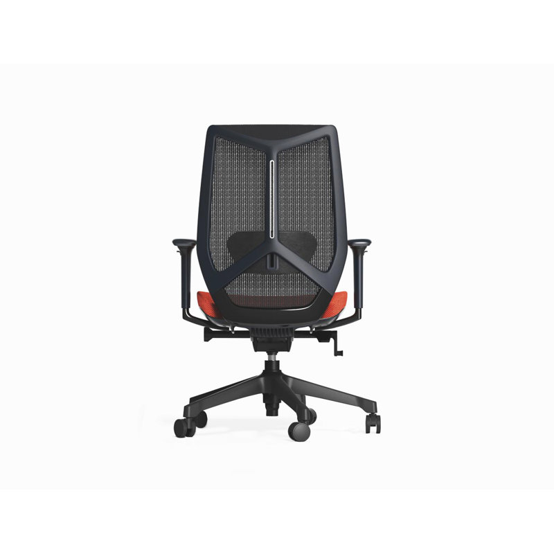 Ignite Ergonomic Mesh Task Chair with Lumbar Support, Pneumatic Lift, Adjustable Seat Depth, Orange