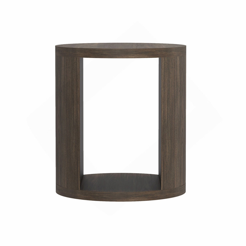 Table de bout en noyer, H 22 po x l 19,7 po x P 19,7 po, Noyer, Noyer