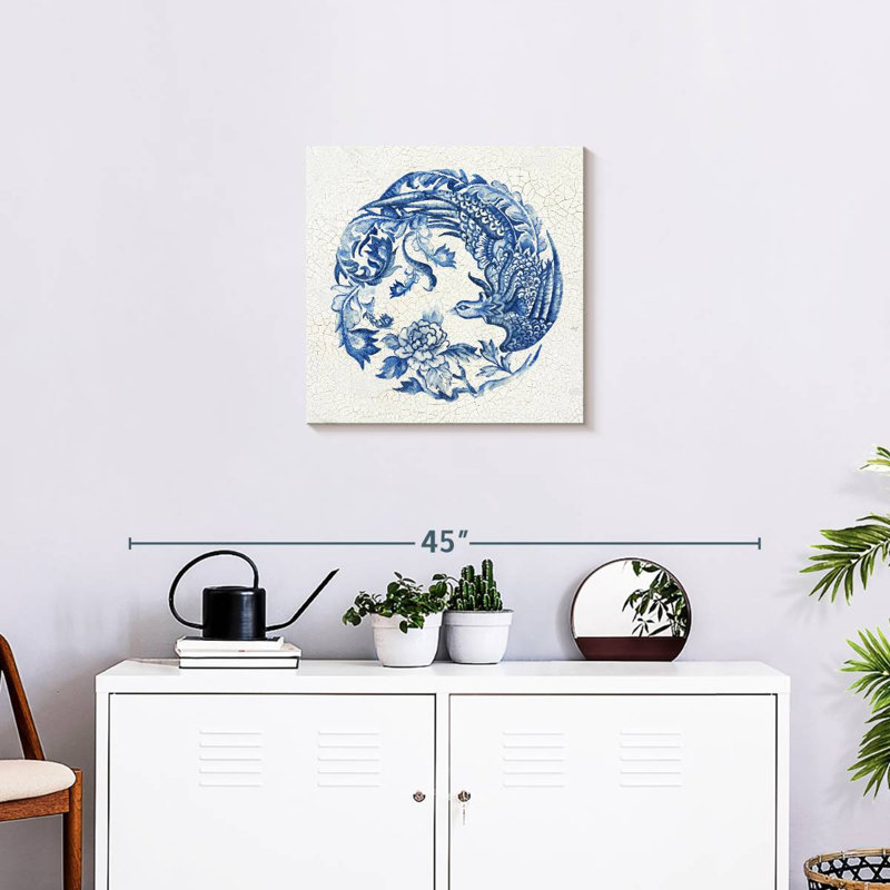 Porcelaine chinoise Brampt I, H 20 po x l 20 po