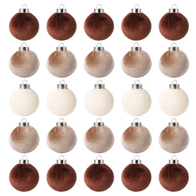 25 Pack Shatterproof Christmas Ball Ornaments