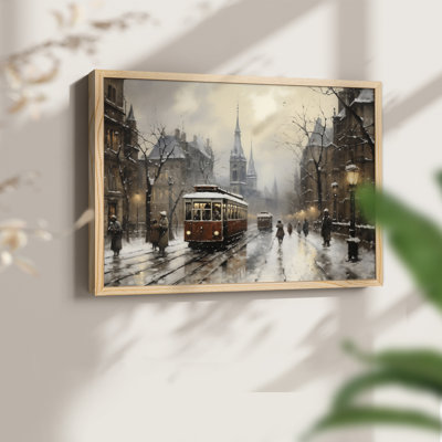 Chirstmas Art-CCCXXXIX -Framed Print - Restickable