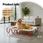 Lit pour chien Wavy Army, moyen, mauve / jaune-1154767234