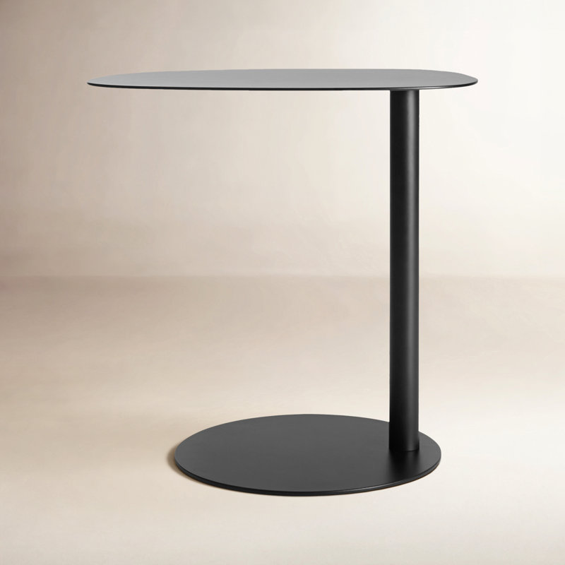 Swole Single End Table, 20" H x 20" W x 15" D, Black