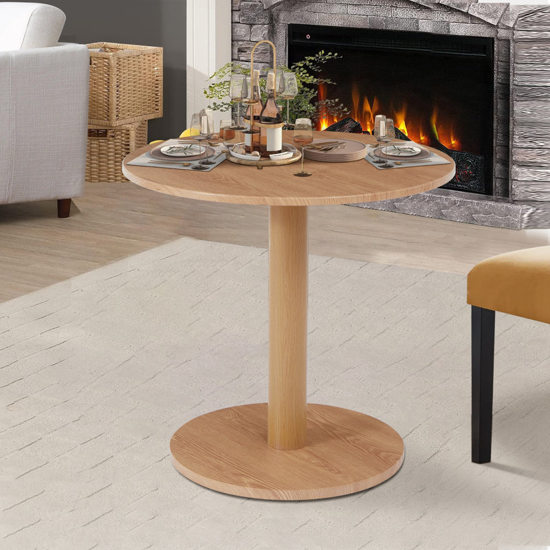 Table de salle à manger Haben, H 29,52 po x L 31,49 po x l 31,49 po, Naturel