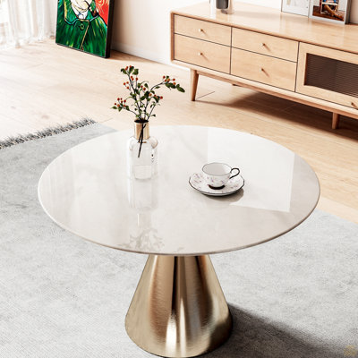Plateau de table rond en verre trempé 32 po