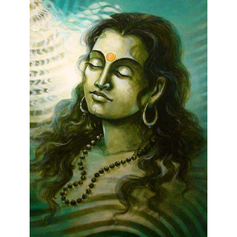 Antah Yatra - Connexion de la Spiritualité | Acrylique sur toile | Par Suneel Kumar Singh