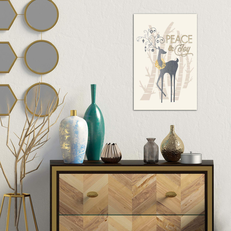 Arctic Shimmer I by Jennifer Ellory - Wrapped Canvas Print, 66.04 cm H x 45.72 cm W x 1.91 cm D