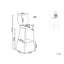 Luana Upholstered Counter Stool with Metal Frame-96917724