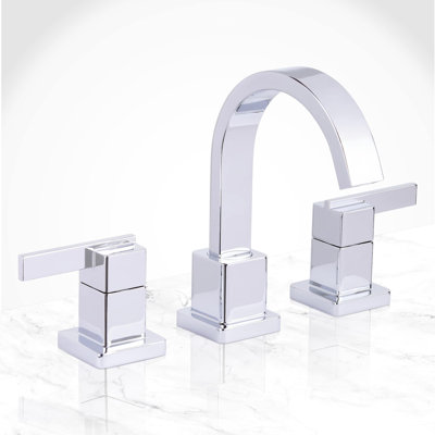 1.2 GPM Widespread Bathroom Faucet with Pop-Up Drain Assembly
