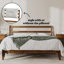 Goggin Solid Wood Bed with Removable Plush Pillow Headboard-1167579731-1146960169
