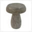 Table d'appoint à champignon MGO, texture semblable au bois, couleur naturelle
