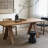 Modern Burlywood Rectangular Solid Wood Dining Table-456525805