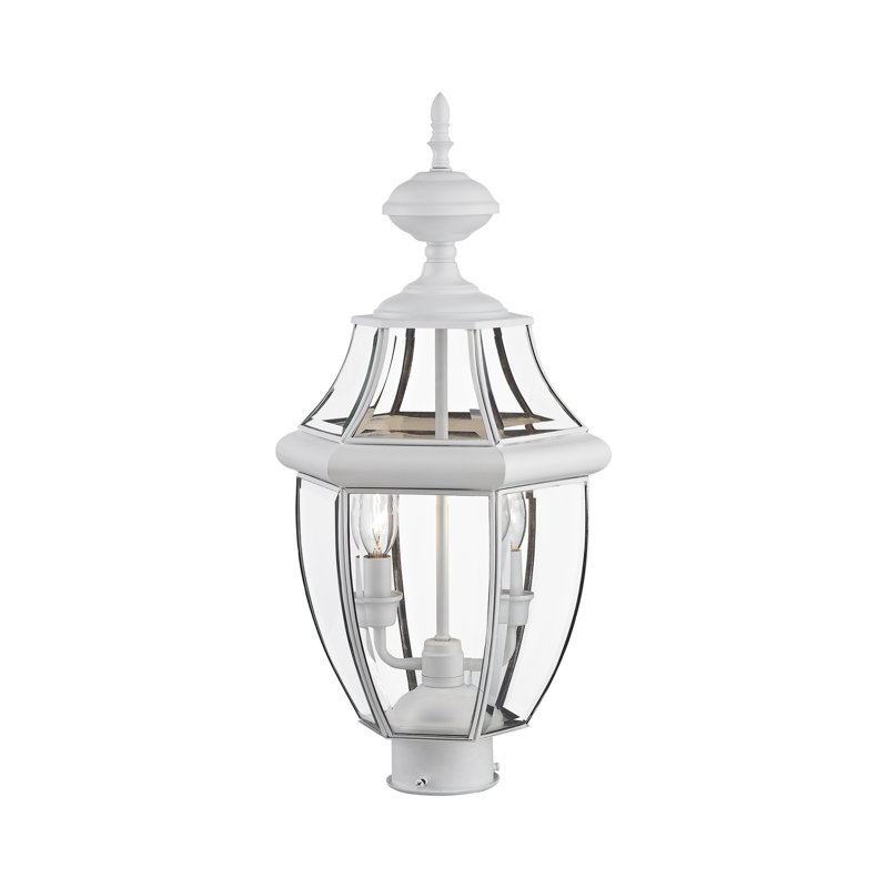 Arelene Lantern Head, 21.5" H x 10.5" W x 10.5" D, White