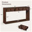 Console 63 po avec 3 tiroirs-334742466