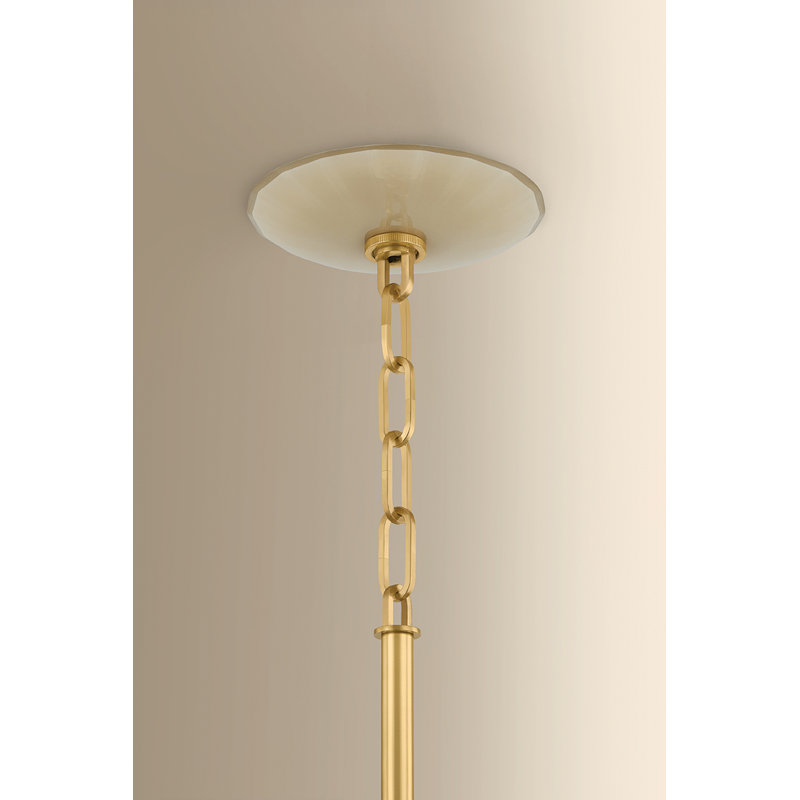 Nevins Pendant, 14, Aged Brass