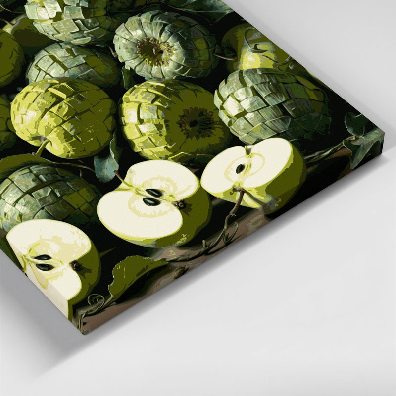 «Fruit Wild Custard Apple», art mural sur toile, H 11 po x l 14 po