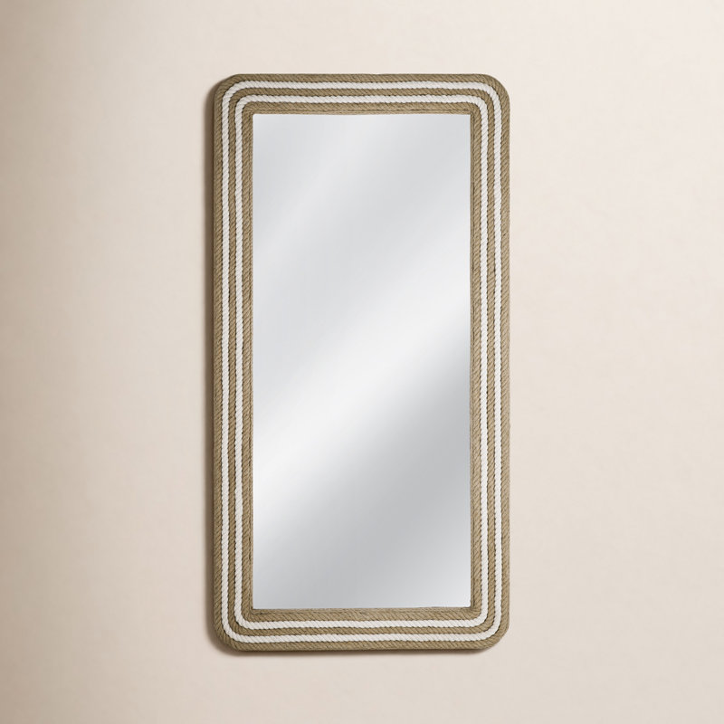 Doria Rope Rectangle Floor Mirror