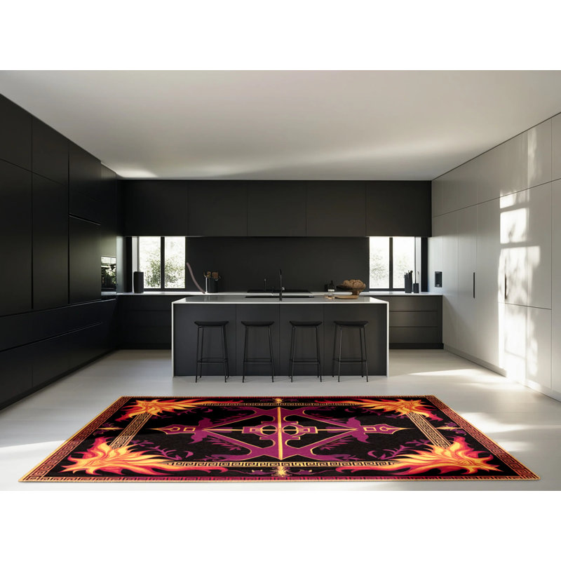 Ornamented Bloom Rug, Square 8'