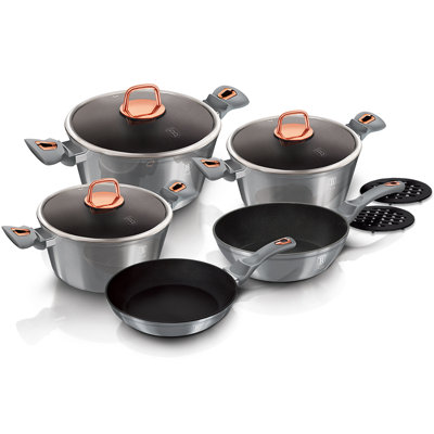 10 - Piece Non-Stick Aluminum Cookware Set
