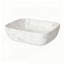 Lavabo vasque rectangulaire en céramique blanche 19 po, lavabo de comptoir moderne