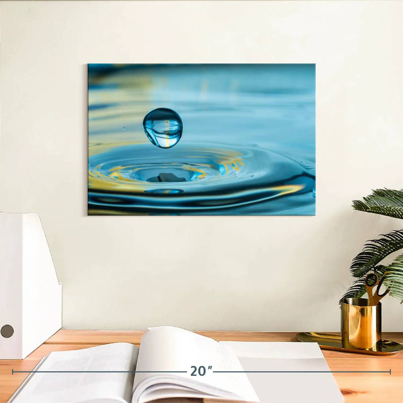 Gouttelettes d'eau Alvord, H 8 po x l 12 po