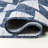 Yahoue Modern Tribal Geometric Ivory/Blue Indoor/Outdoor Rug-1075762104