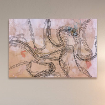 Impression sur toile, "poils"