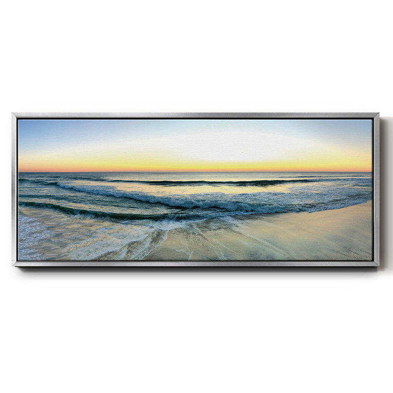 West End Sunrise - toile encadrée, H 20 po x l 50 po
