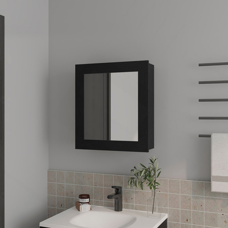 Pharmacie Hailey, salle de bain, noir, Noir