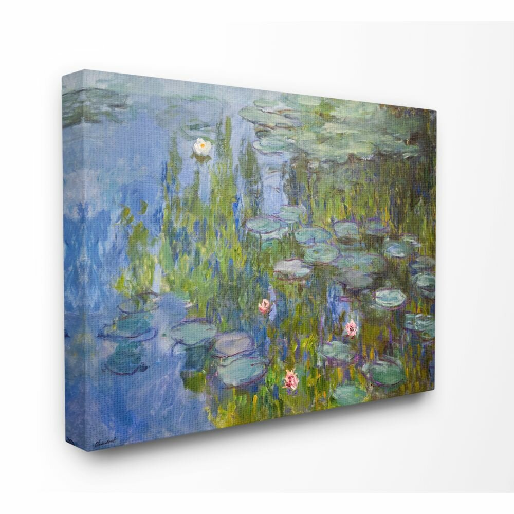 August Grove® Monet Impressionist Lilly Pad Pond by Claude Monet Print ...