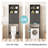 Eftimie 74.8'' H Freestanding Over the Toilet Storage-290286795
