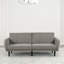 Contemporain convertible en canapé-lit gris 1Pc