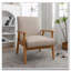 Fauteuil avec cadre en bois de 25,38 po de largeur-599179292
