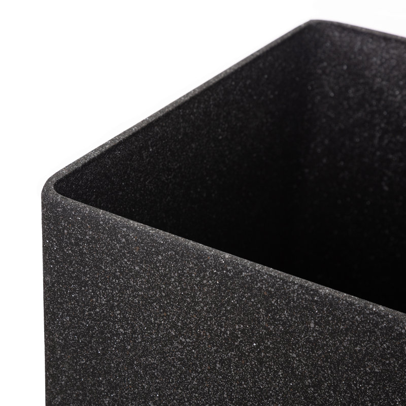 Ensemble de 3 pots à fleurs en plastique Hollins