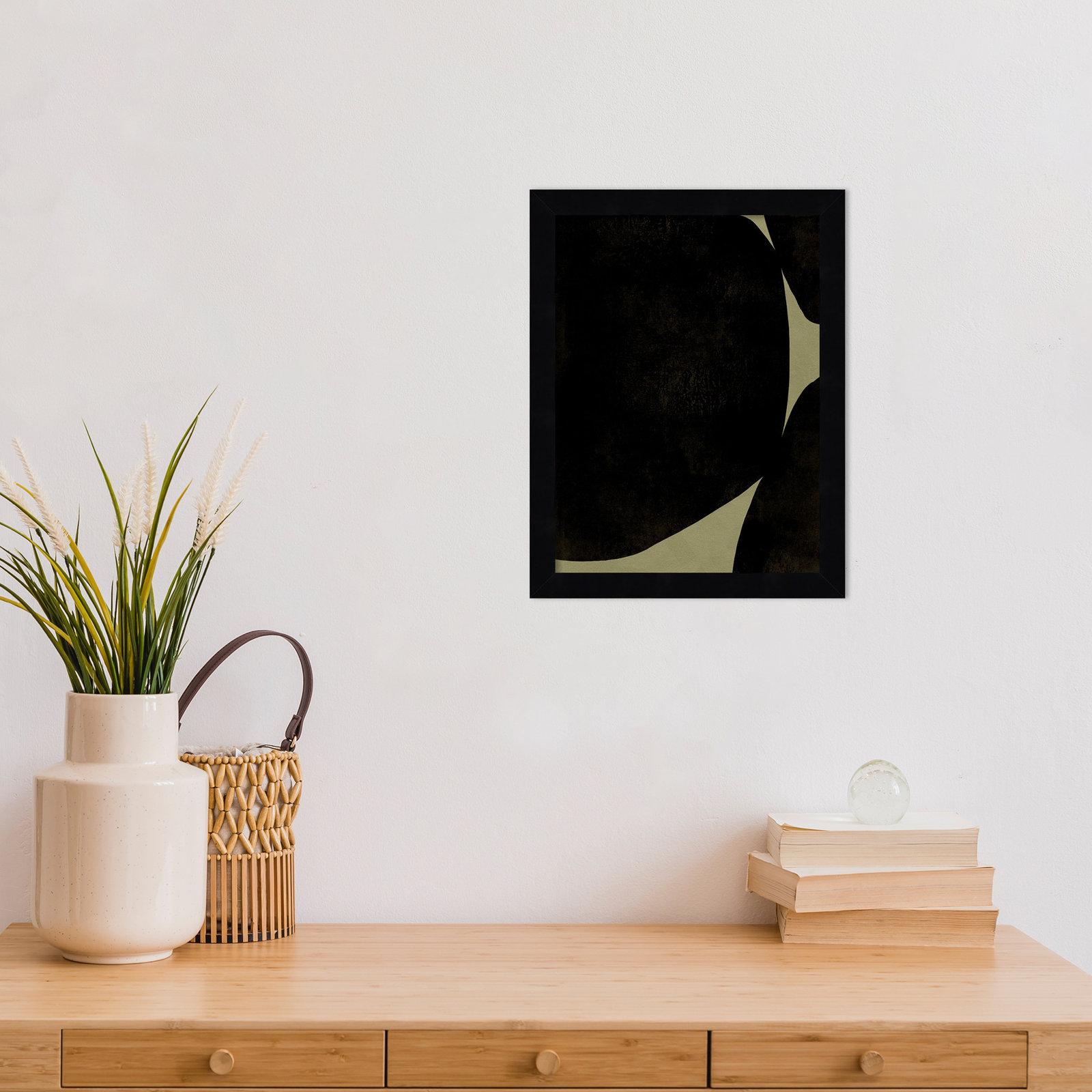 Heirloom Orbs I Print by Jacob Green, Black, 13" H x 10" W x 1" D