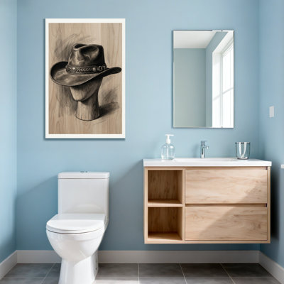 Fashion Cowboy Hat On Wooden Mannequin