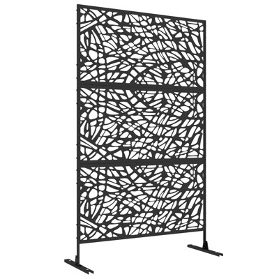 78'' H x 48'' W Steel Privacy Screen Included