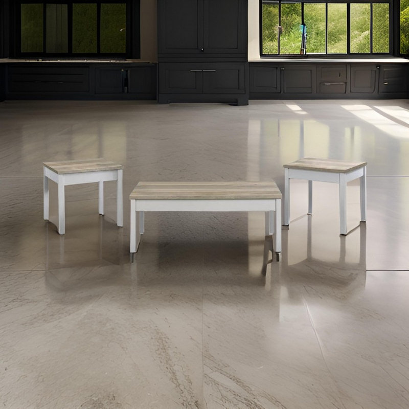 Ensemble de tables basses 3 pièces Kawuan