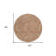 Tapis rond 8 po