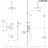 Ceiling Mounted Thermostatic Shower System , High Pressure Rainfall Shower Faucet with Handheld Shower-79242909
