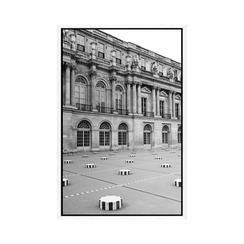 Palais Royal V by Bethany Young - Print on Canvas, White Framed, 152.4cm H x 101.6cm W x 3.81cm D