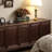 American style pure solid wood TV stand