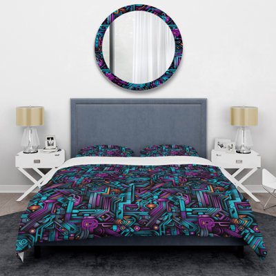 Popart Techno Tribal Fusion II Duvet Cover