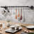 Areefa 38.4'' Iron Wall Mounted Clothes Rack
