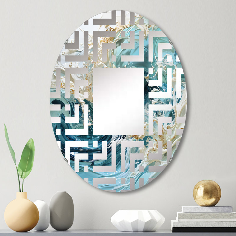 Miroir décoratif Ocean Charm, L 20 po x H 30 po