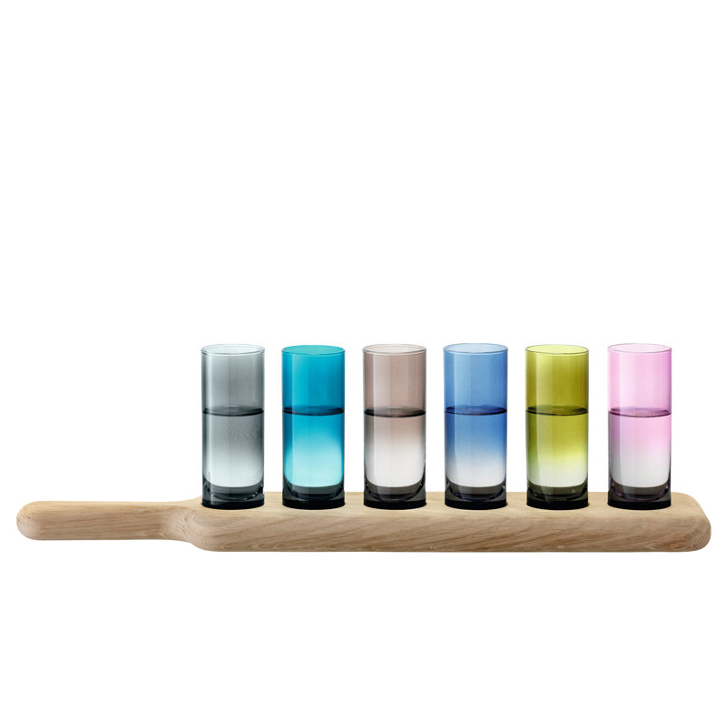 Paddle Handmade Shot Glass, Assorted Color