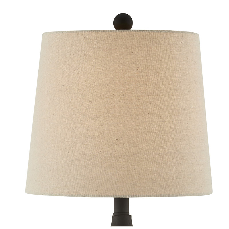 Allida 32.5" Matte Black Buffet Lamp