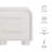 Rayshawn Curved 2-Drawer Nightstand in White Matte-233302993