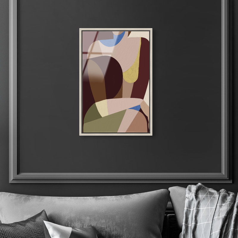Studio Of Shapes II by Oliver Gal, 16" H x 11" W, Silver Floater Frame